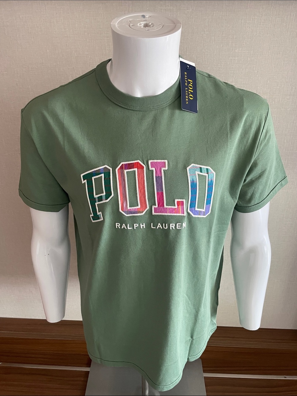 Polo by Ralph Lauren Green Graphic Logo Tee - Picture 2 of 6